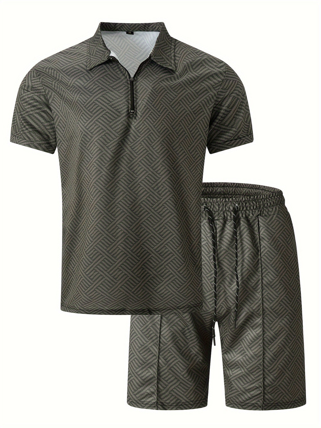 Men's T-shirt short sleeve + shorts casual sports suit blue