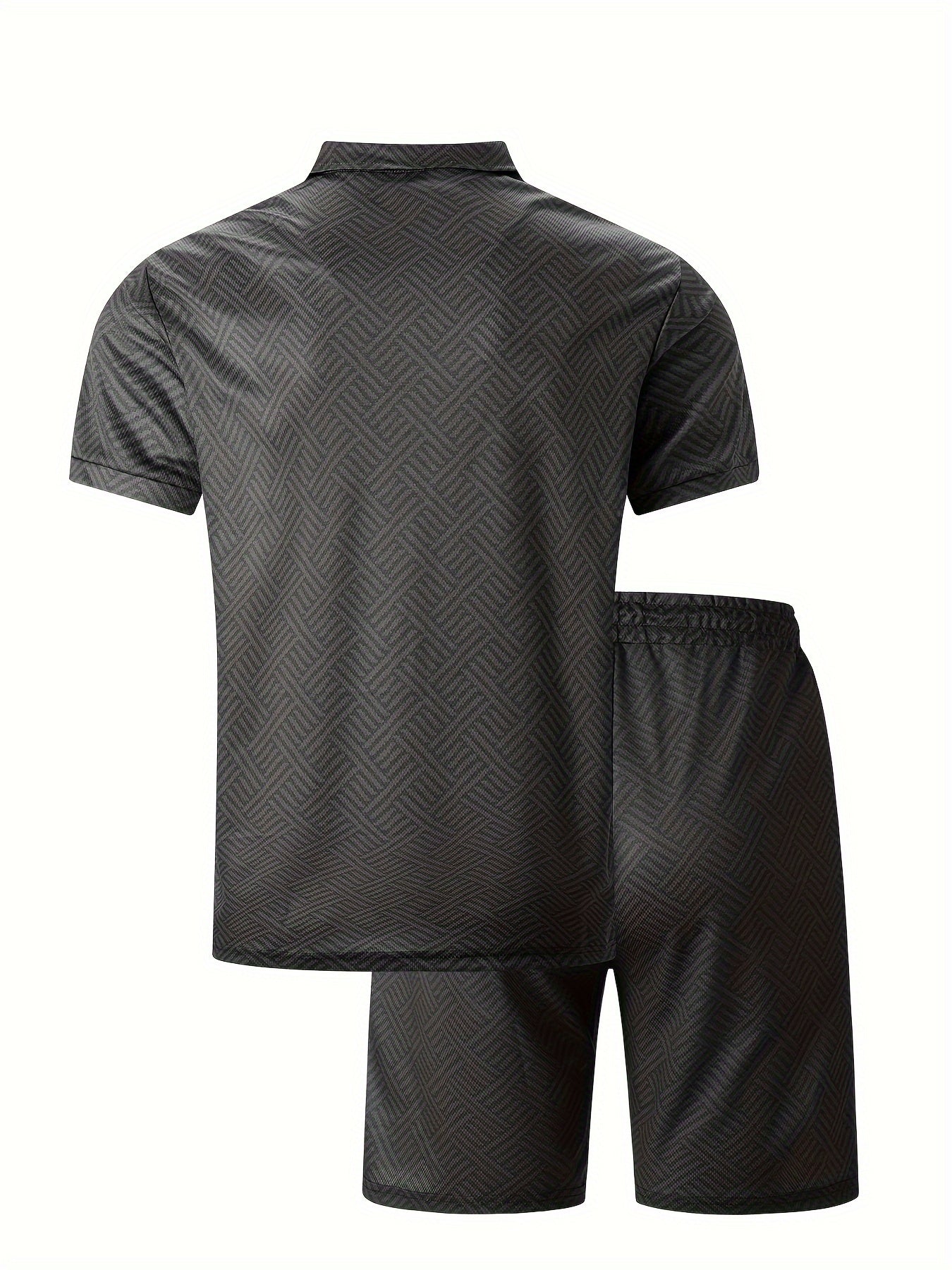Men's T-shirt short sleeve + shorts casual sports suit blue