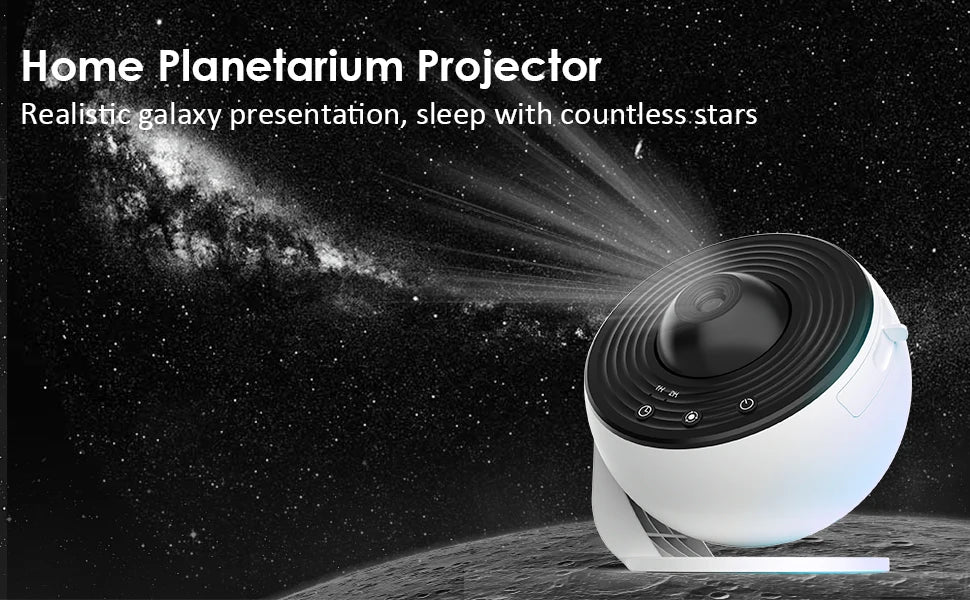 Galaxy-Projektor für Schlafzimmer, 13 Filmscheiben, HD-Bild, Sternprojektor, Nachtlicht 360 °   Rotierender Planetariumsprojektor für Kinder