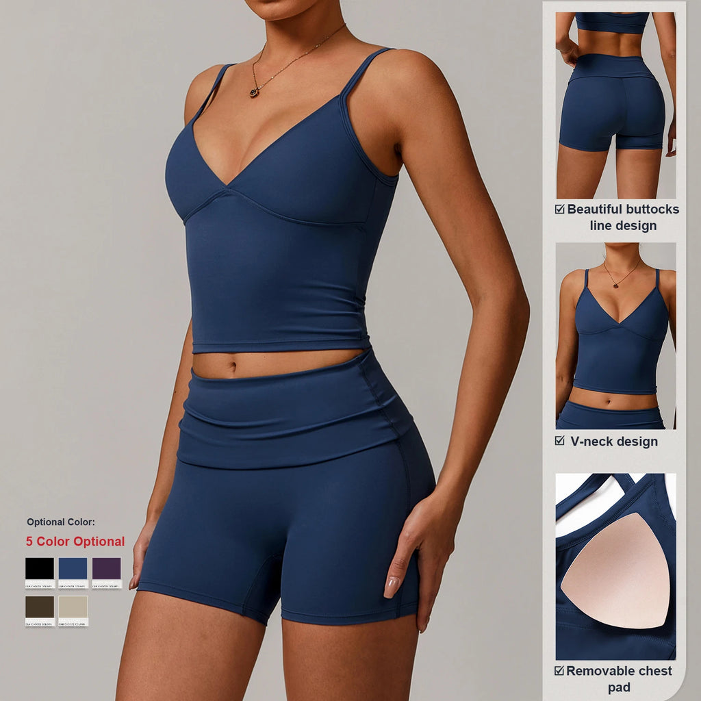 Custom High Quality Environmentally Friendly Sustainable Yoga Wear Women Sportswear Gym Running Workout Clothes Fitness Yoga Set