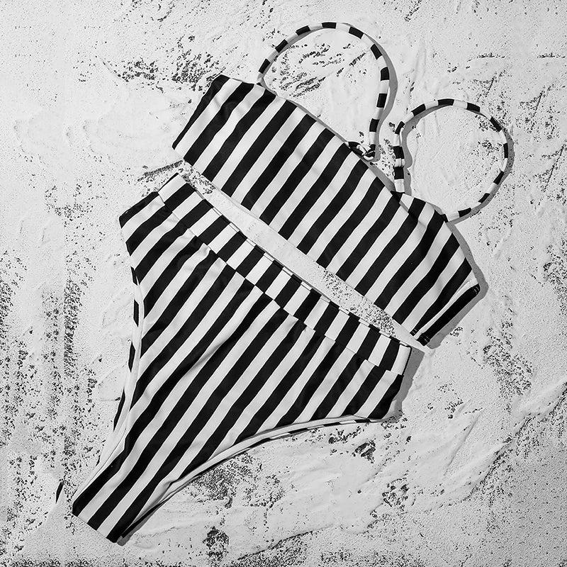 ZTVitality Sexy Bikinis Solide Push Up Bikini Biquini Mujer 2021 Heißer Verkauf Gepolsterte Bh Riemen Hohe Taille Badeanzug Bademode Frauen Druck Biquini S-XL
