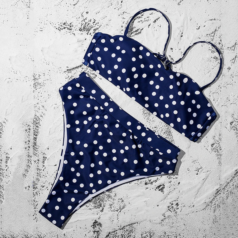 ZTVitality Sexy Bikinis Solide Push Up Bikini Biquini Mujer 2021 Heißer Verkauf Gepolsterte Bh Riemen Hohe Taille Badeanzug Bademode Frauen Druck Biquini S-XL