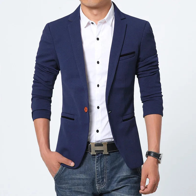 FGKKS Neue Ankunft Luxus Männer Blazer Neue Herbst Mode Marke Slim Fit Männer Anzug Terno Masculino Blazer Männlich