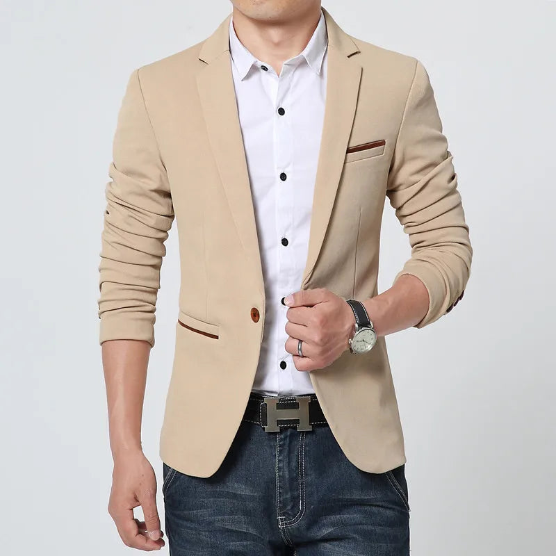 FGKKS Neue Ankunft Luxus Männer Blazer Neue Herbst Mode Marke Slim Fit Männer Anzug Terno Masculino Blazer Männlich