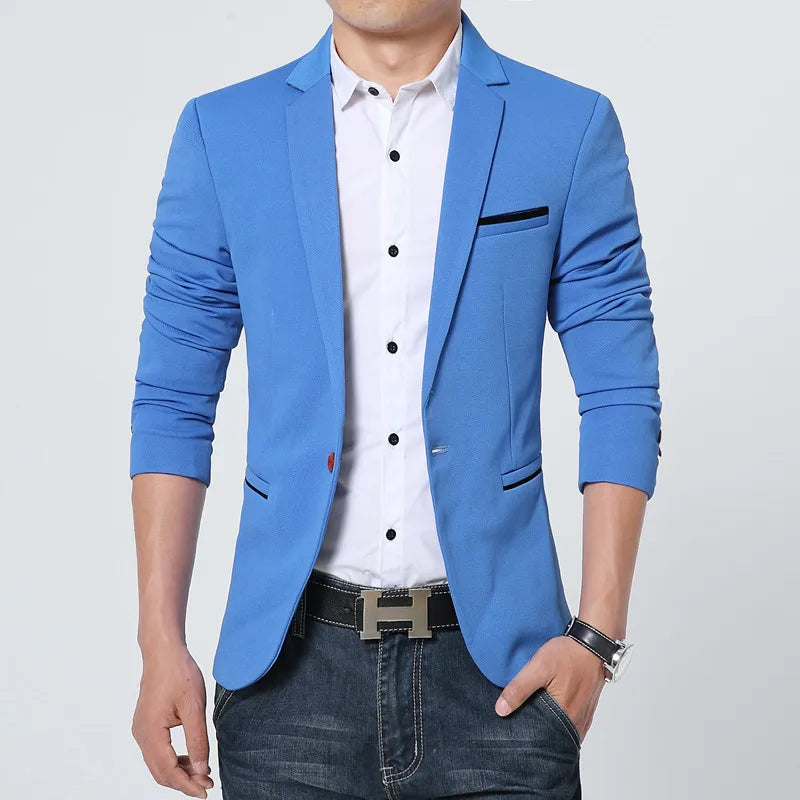 FGKKS Neue Ankunft Luxus Männer Blazer Neue Herbst Mode Marke Slim Fit Männer Anzug Terno Masculino Blazer Männlich