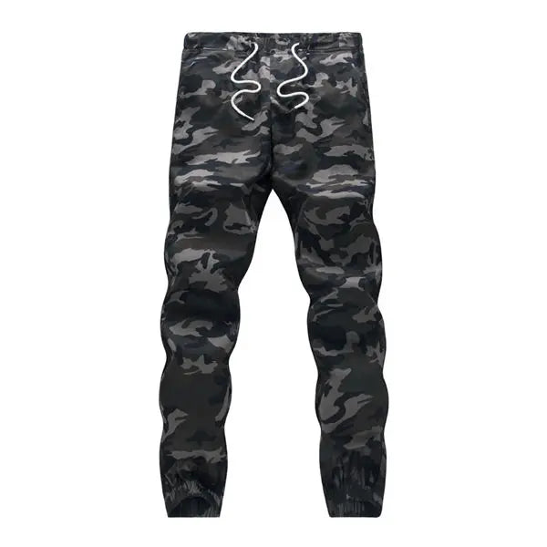 Baumwolle Herren Jogger Herbst Bleistift Harem Hosen 2025, Männer Camouflage Militär Hosen Lose Bequeme Cargo Hosen Camo Jogger