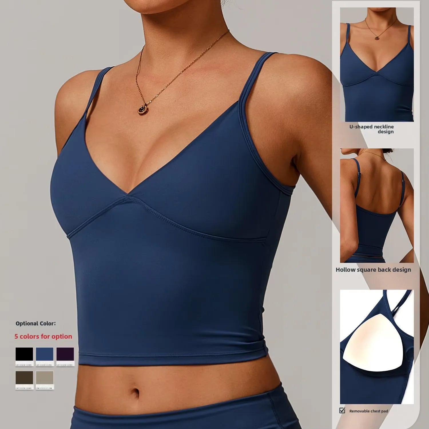 Women's Environmental Protection Recycled Regular Yoga Vest Tank Top Women's Sweat-Wicking Casual All-match