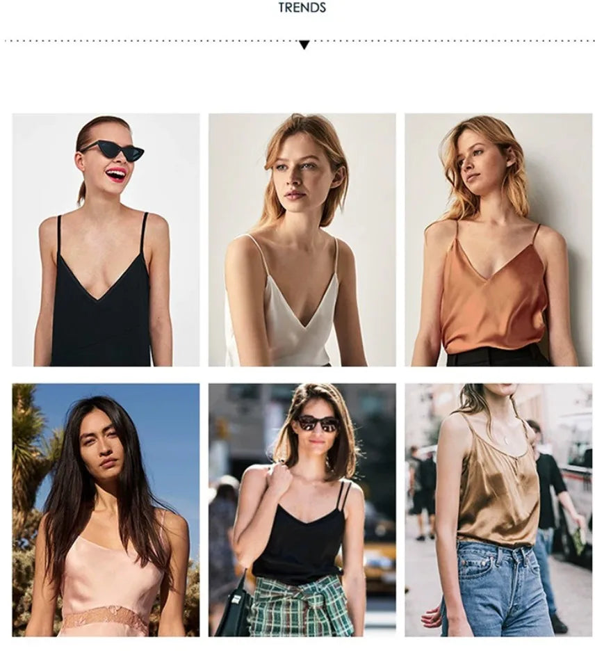 Sexy Riemen Crop Top Frauen Neck holder V-Ausschnitt Basic weiß schwarz Cami ärmellose Satin Tube Tank Tops Frauen Sommer Y2k Leibchen