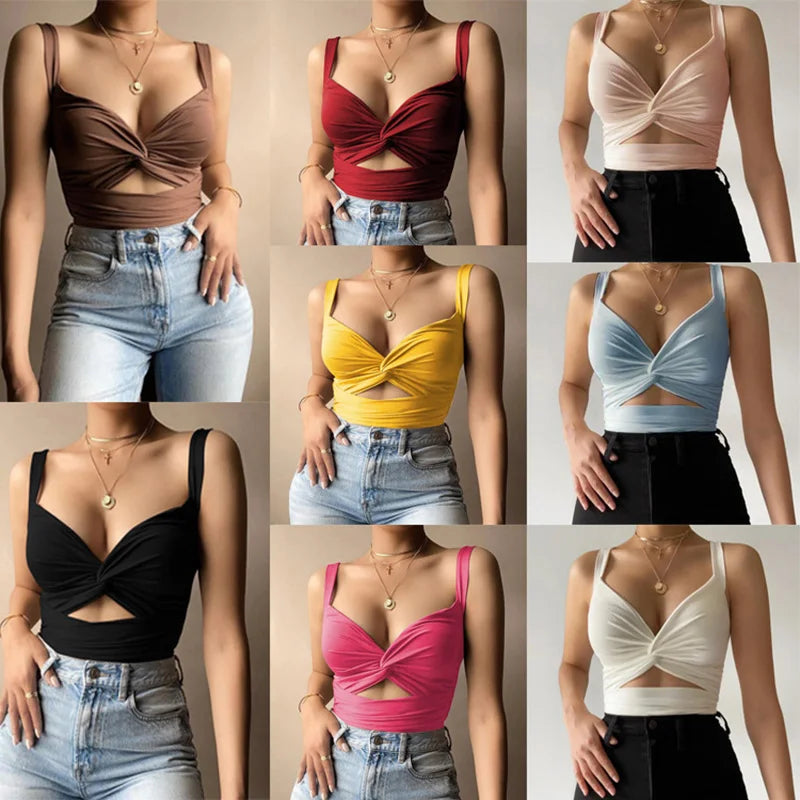 2024 sexy Frauen ärmellose kurze Crop Tops Damen Weste lässig Tank Top Damen Tube Top weiblich schwarz weiß