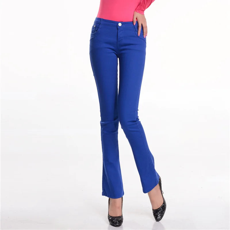 Dame mode lässig bleistift hose schwarz weiß zerrissene dünne hosen gemischt baumwolle loch dünne leggings mit tasche gefaltete hosen