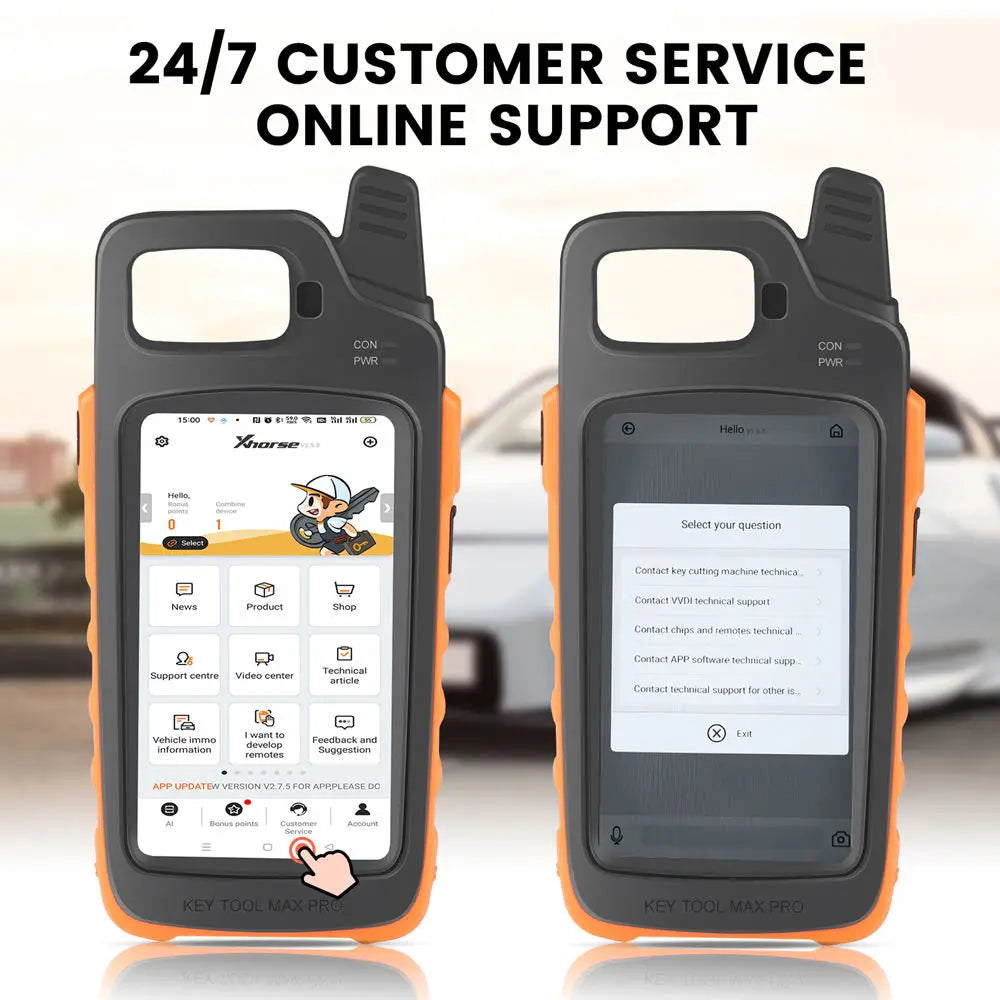 Xhorse VVDI Key Tool Max PRO kombiniert Key Tool Max- und Mini-OBD-Werkzeugfunktionen und fügt Spannungs- und Leckstromfunktionen ein