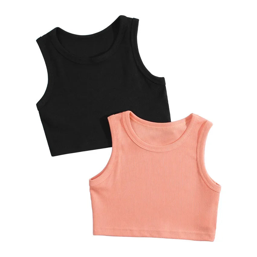 Sommer Mädchen Unterwäsche Ärmellose Shirts für Kinder T-shirts Jazz Baby Tank Tops Kinder Camisoles Kleinkind Unterhemden Kleidung