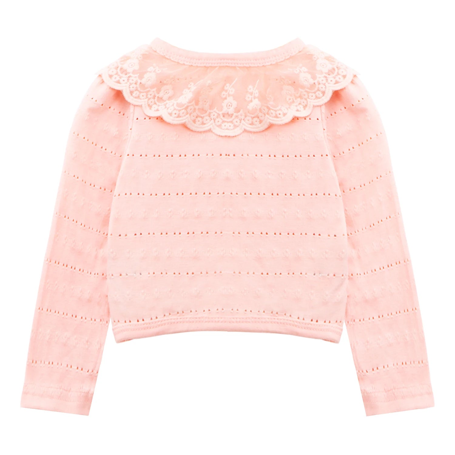 Mud kingdom Grils Strickjacke Pullover Frühling Langarm Bolero Achsel zucken Spitze kurze Strickjacke für Kleinkind Kleidung dünne Mantel Jacke