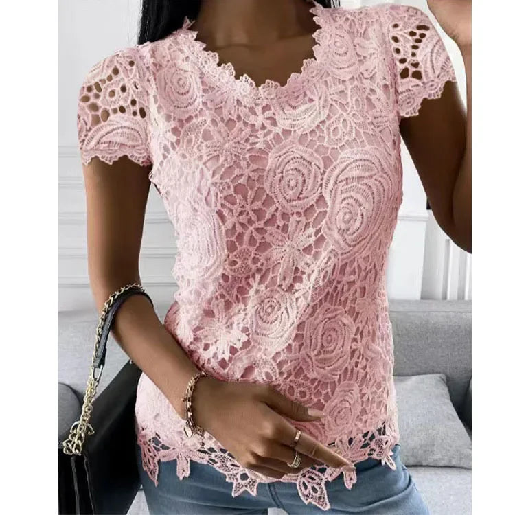 Sommer Mode Spitze Bluse Frau Jacquard Ärmellose Casual Frauen Shirts Vintage Lose Blumen Weste Tops Blusas Mujer y2k kleidung