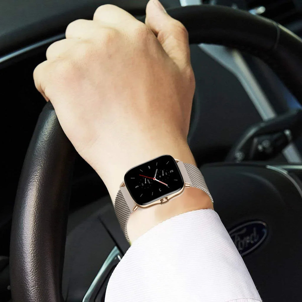 20mm Armband für Amazfit GTS 4/3/2e/Mini/Stratos 3/2 Metall Magnetschleife 22mm Uhrenarmband Amazfit Gtr 4/3/pro/2e/bip-u-s-lite
