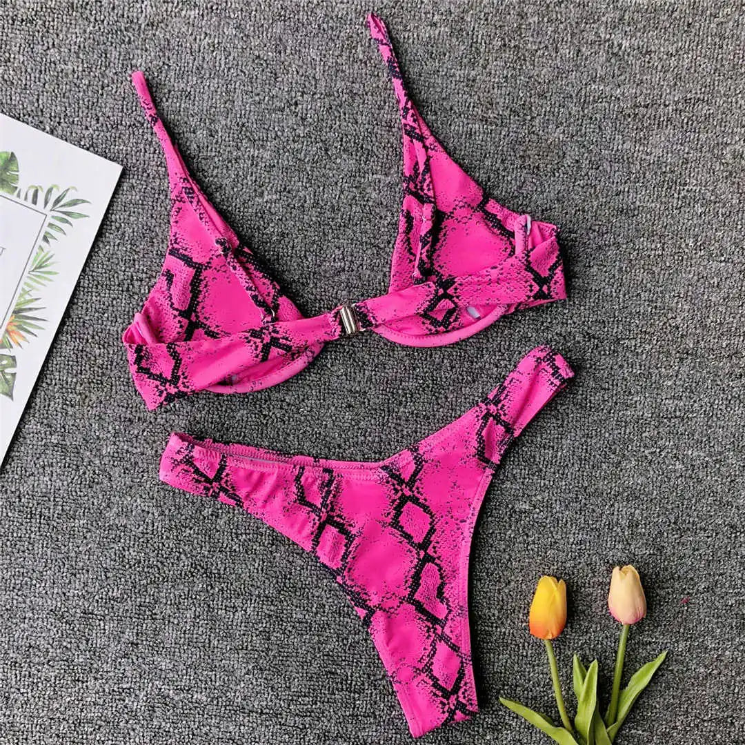 S - XL V-bar Bügel Bikini Weiblichen Badeanzug Frauen Bademode Zwei-stück V-form Draht Bikini set Badende Badeanzug Schwimmen V439