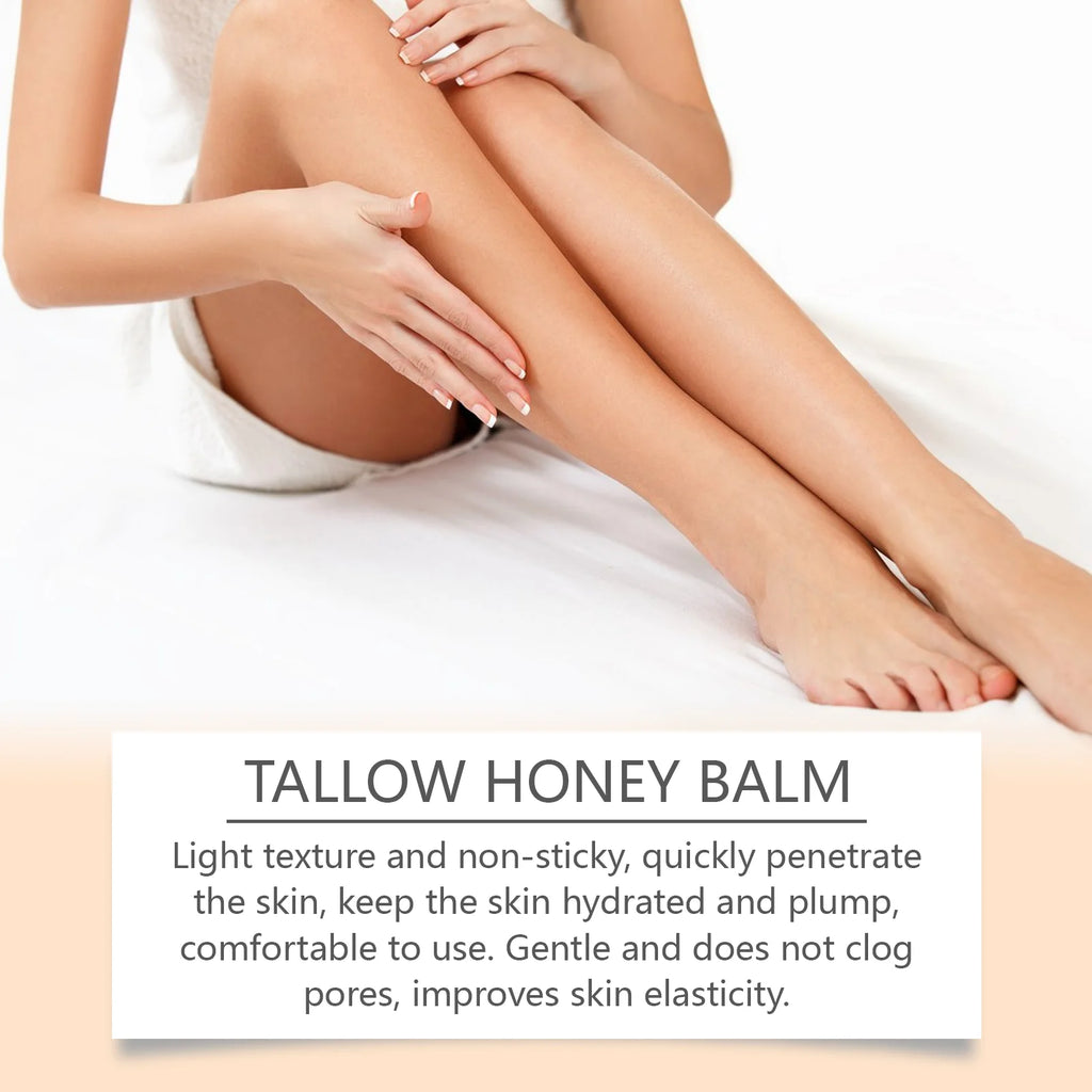 Tallow Honey Cream Glow Feuchtigkeitsspendende Haut Verbessert die Elastizität Weiches Bleichen Verbessert Stumpfheit Straffende Feuchtigkeitslotion für Gesicht und Körper