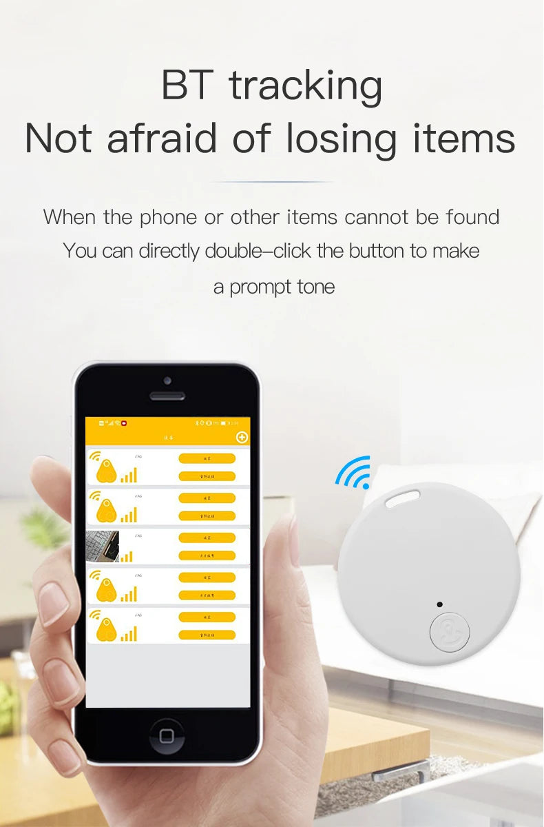 Mini GPS Locator AntiLost Alarm Brieftasche Schlüsselbund Smart Tag Bluetooth-Kompatibel Tracer Schlüsselbund Hund Haustier Kind Tracker Schlüssel Finder