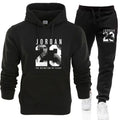 Der Sweatshirt-Hoodie ist ein Herren-Set für den Frühling 2025, ein Damen-Set für Damen-Sportbekleidung mit Kapuzenpullover und Jogginghose
