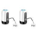 1pcwhite/schwarze Wasser flaschen pumpe USB-Lade-Auto-Schalter Trink spender mit einem Klick