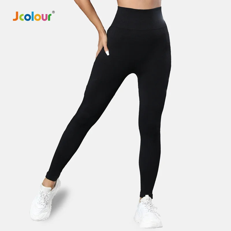 Frete grátis calça legging esportiva yoga academia feminina cintura alta elástica secagem rápida