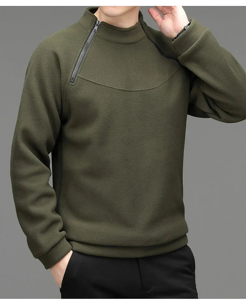 Herren Sweatshirs Frühling Herbst Langarm T-Shirt Top lose Trend Rundhals ausschnitt Hemd leichte Casual Sports