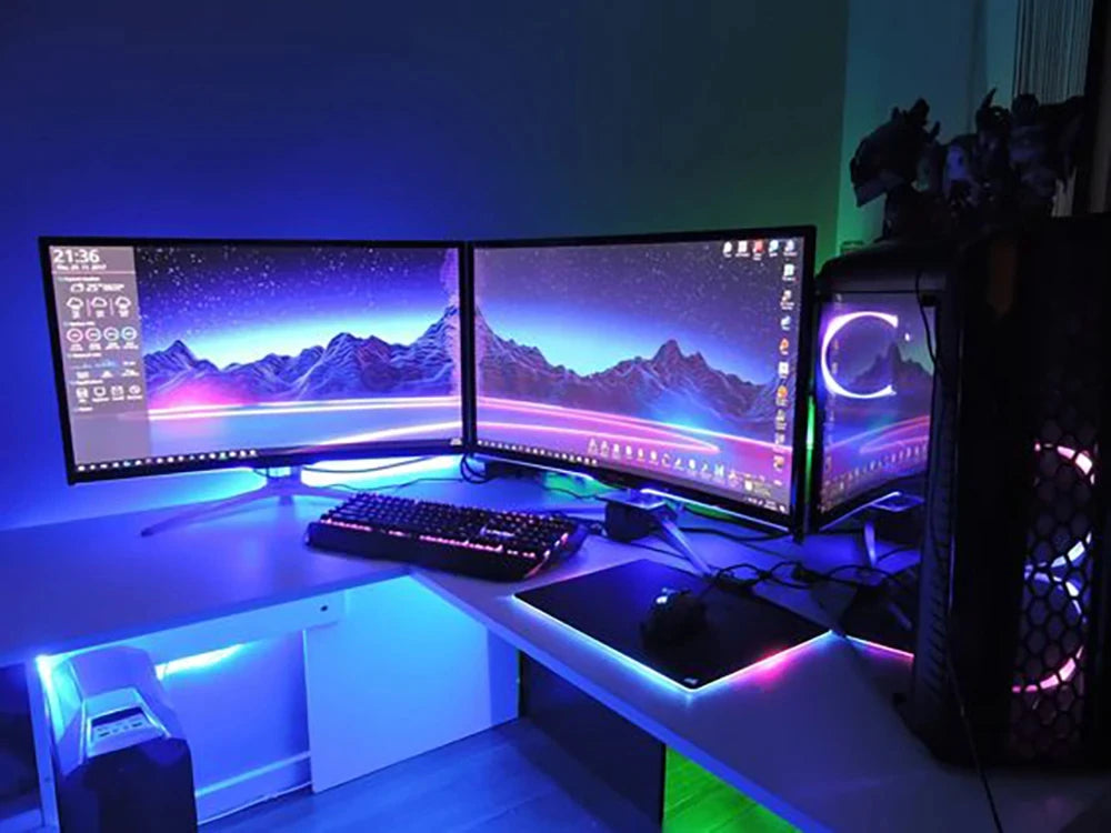 Bluetooth LED Streifen Lichter Smart SMD 5050 APP Fernbedienung Flexible Band Diode Lampe Band TV Hintergrundbeleuchtung Spiel Zimmer Wohnkultur
