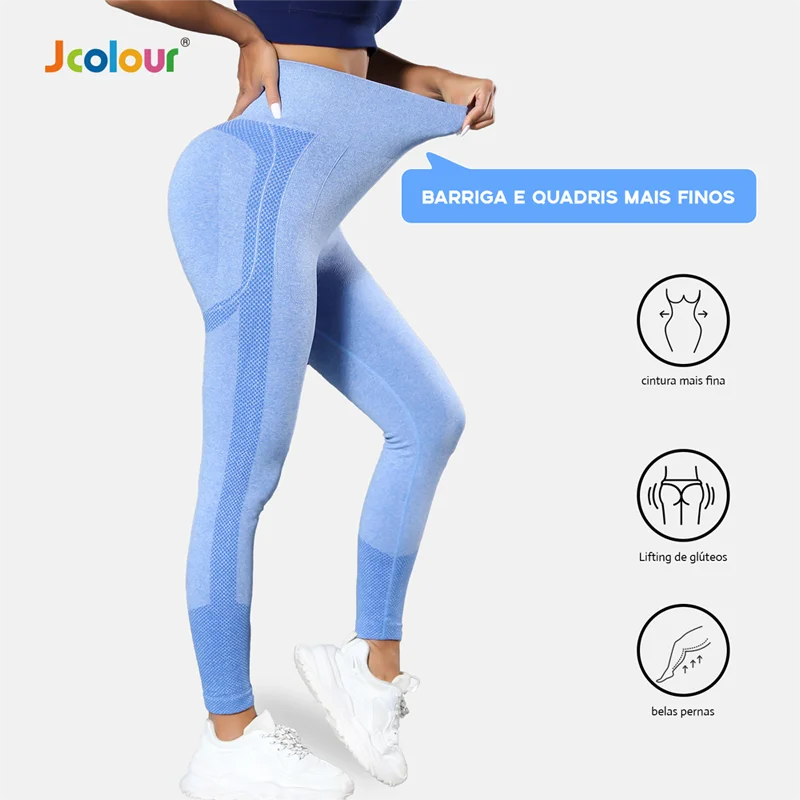 Frete grátis calça legging esportiva yoga academia feminina cintura alta elástica secagem rápida