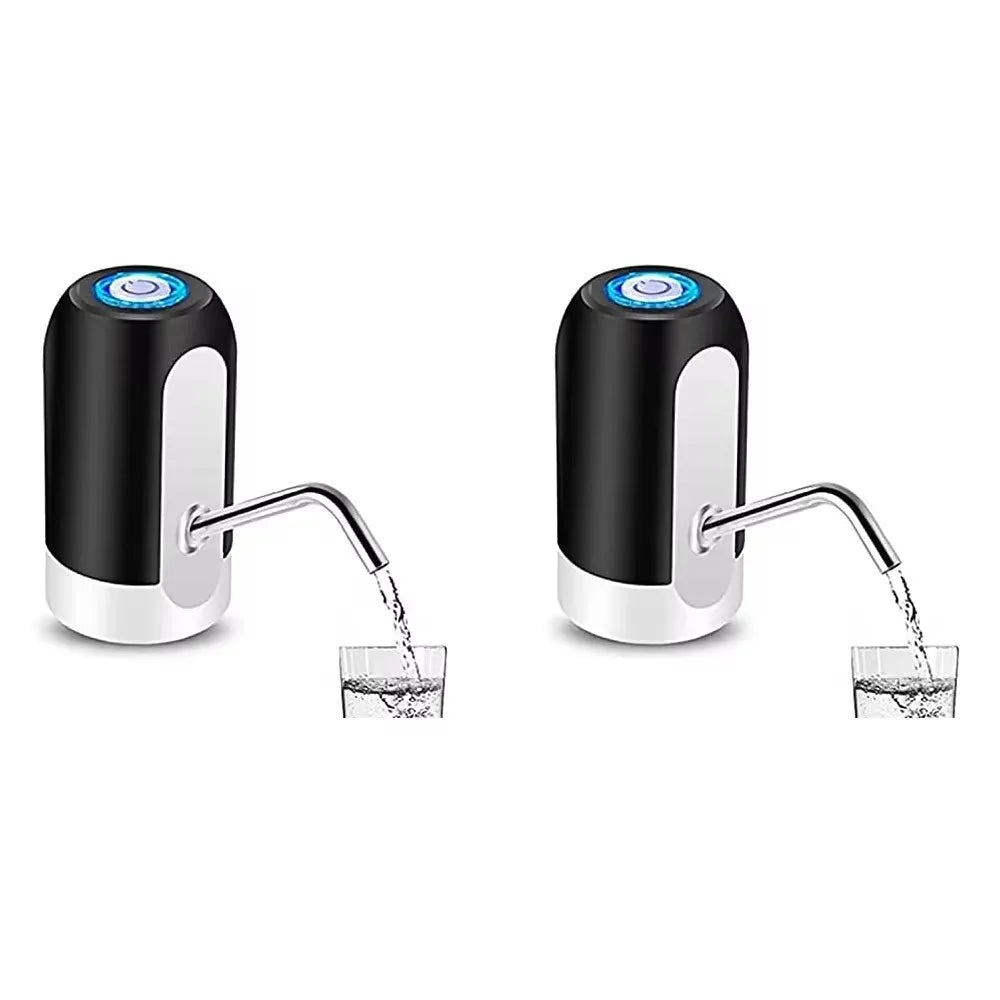 1pcwhite/schwarze Wasser flaschen pumpe USB-Lade-Auto-Schalter Trink spender mit einem Klick
