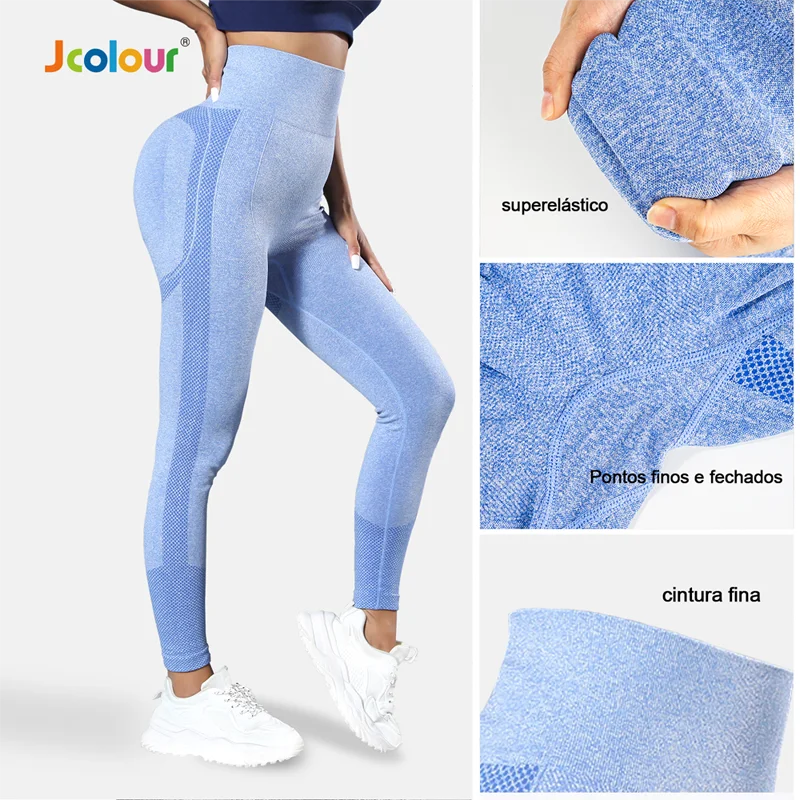 Frete grátis calça legging esportiva yoga academia feminina cintura alta elástica secagem rápida