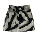 Batik-Druck Minirock Damen Mode Persönlichkeit Hohe Taille Taschen A-Linie Jeansröcke Spicy Girl Retro Sexy Y2K Streetwear