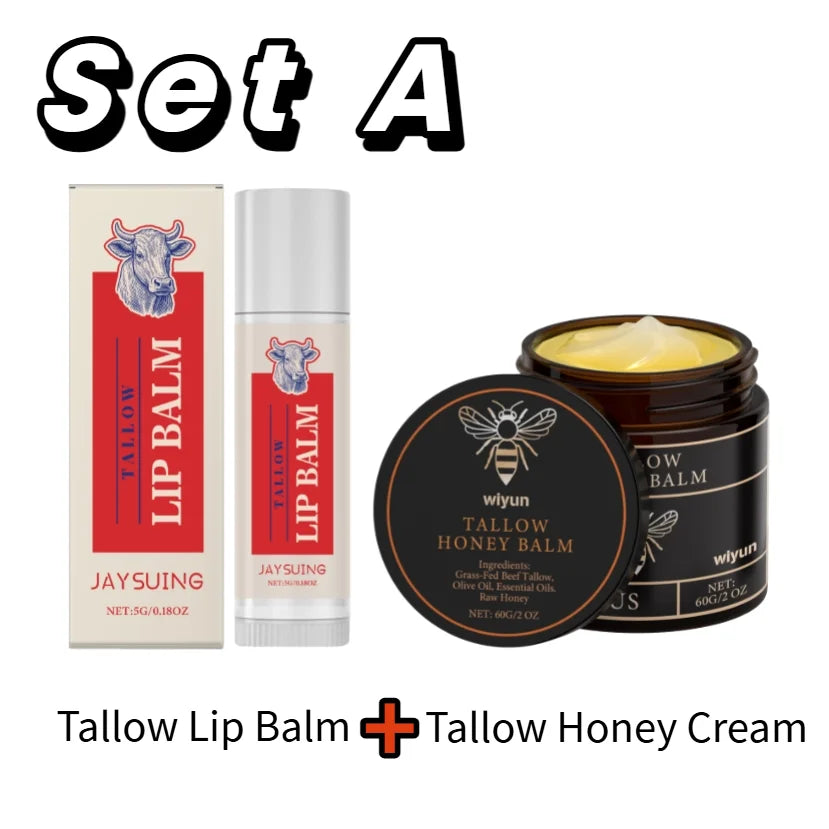 Tallow Honey Cream Glow Feuchtigkeitsspendende Haut Verbessert die Elastizität Weiches Bleichen Verbessert Stumpfheit Straffende Feuchtigkeitslotion für Gesicht und Körper