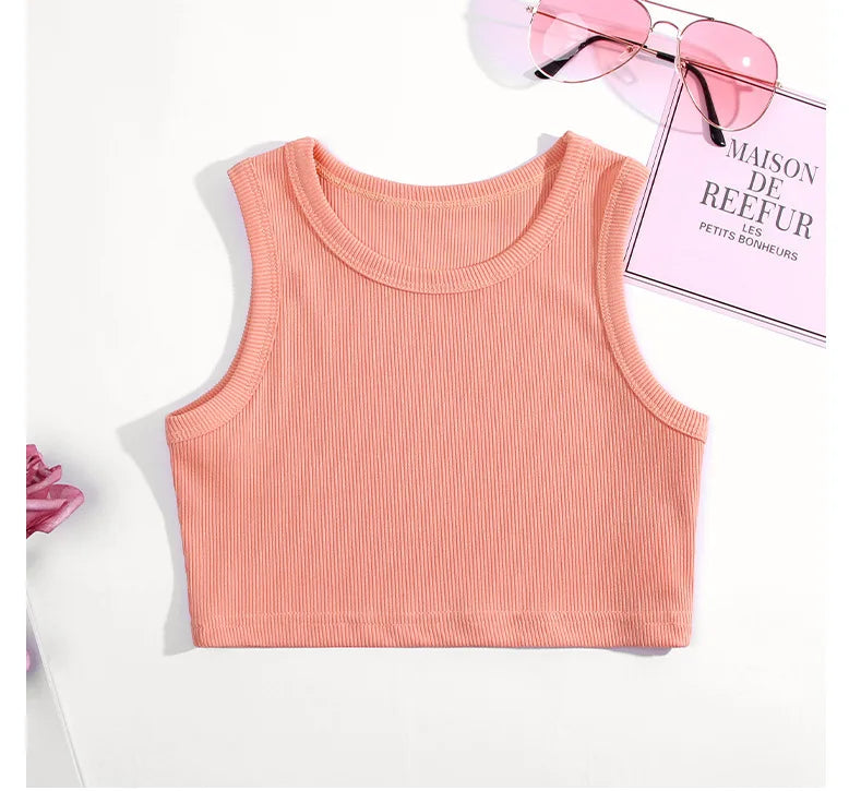 Sommer Mädchen Unterwäsche Ärmellose Shirts für Kinder T-shirts Jazz Baby Tank Tops Kinder Camisoles Kleinkind Unterhemden Kleidung