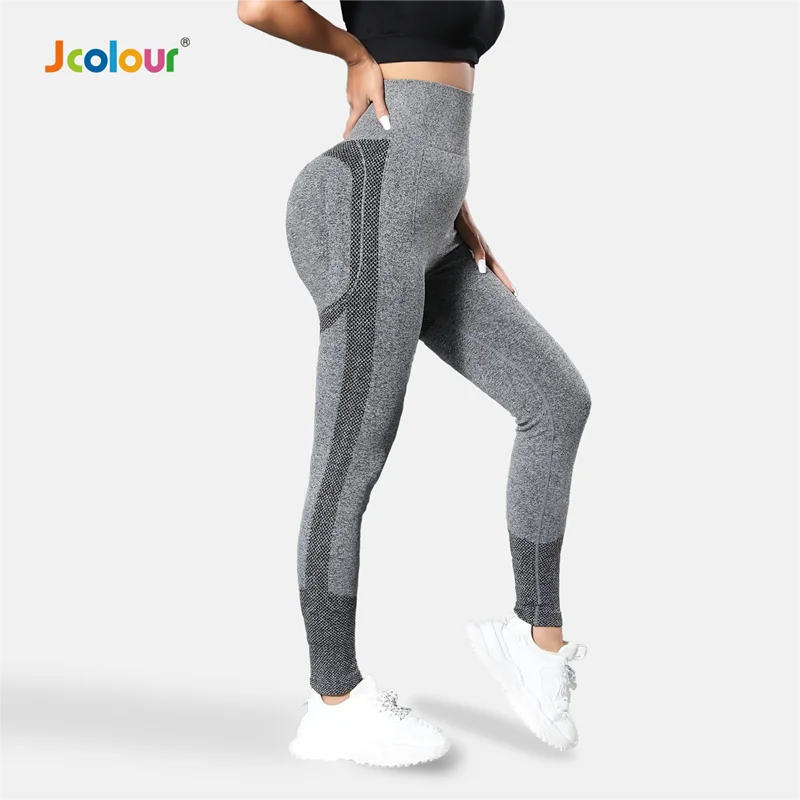 Frete grátis calça legging esportiva yoga academia feminina cintura alta elástica secagem rápida