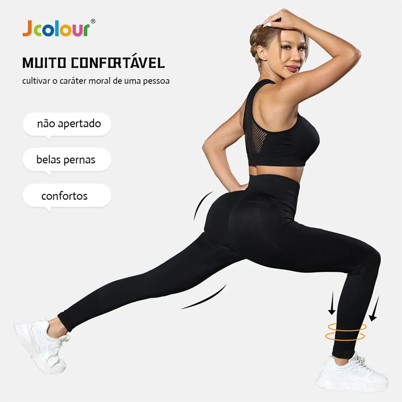 Frete grátis calça legging esportiva yoga academia feminina cintura alta elástica secagem rápida