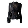 2026 Koreanische Punk-Subkultur Bedruckte Kurzarm-T-Shirts Y2K Harajuku Gothic Loose Tees Streetwear Retro 2000er Vintage Damen-Oberteile