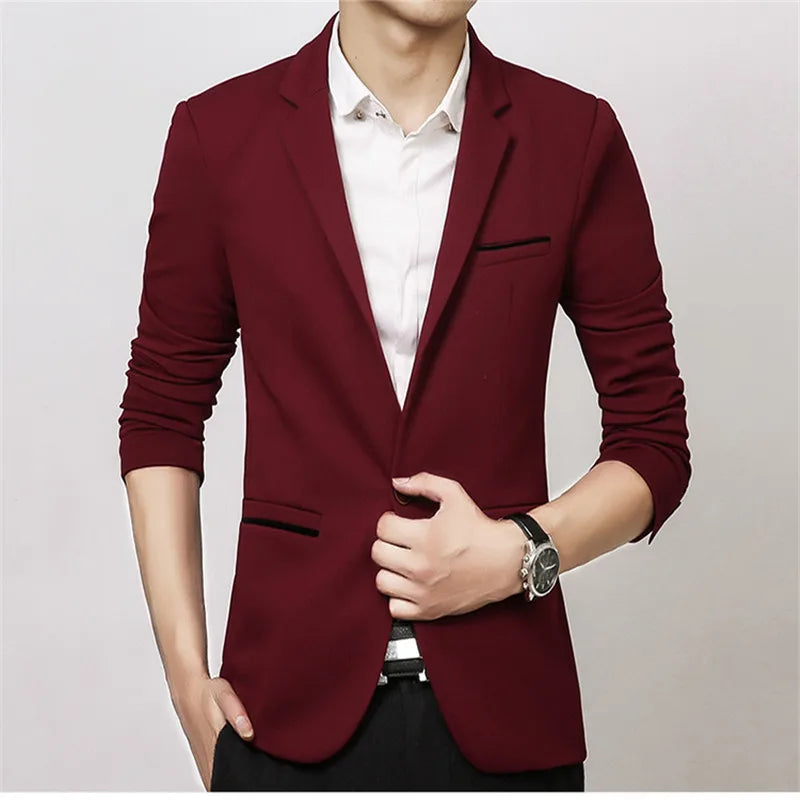 FGKKS Neue Ankunft Luxus Männer Blazer Neue Herbst Mode Marke Slim Fit Männer Anzug Terno Masculino Blazer Männlich