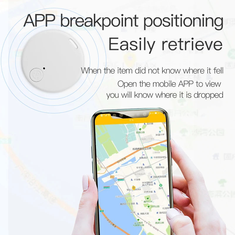 Mini GPS Locator AntiLost Alarm Brieftasche Schlüsselbund Smart Tag Bluetooth-Kompatibel Tracer Schlüsselbund Hund Haustier Kind Tracker Schlüssel Finder