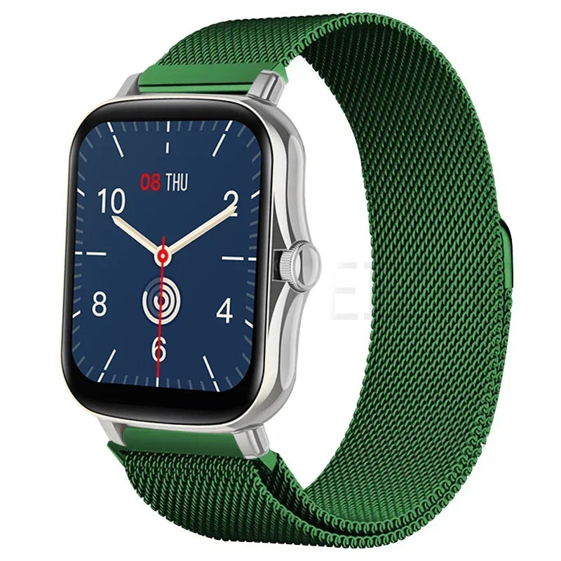 20mm Armband für Amazfit GTS 4/3/2e/Mini/Stratos 3/2 Metall Magnetschleife 22mm Uhrenarmband Amazfit Gtr 4/3/pro/2e/bip-u-s-lite
