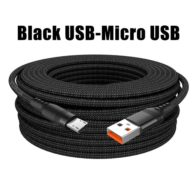 USB-Typ-C-Schnellladekabel, Android-Micro-USB-Leitung, USB zu LIGHTNING, verlängertes Ladekabel für iPhone 14, Xiaomi, OnePlus, Samsung