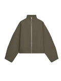 Frauen Casual Solide Strick Kurze Strickjacke Revers Volle Hülse Zipper Lose Abgeschnitten Mäntel 2025, Dame Täglichen Pendeln Mode Oberbekleidung