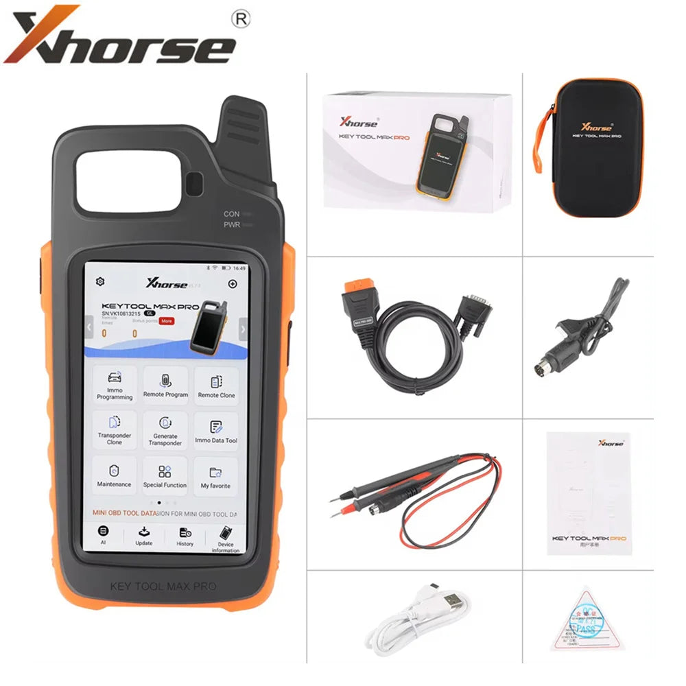 Xhorse VVDI Key Tool Max PRO kombiniert Key Tool Max- und Mini-OBD-Werkzeugfunktionen und fügt Spannungs- und Leckstromfunktionen ein