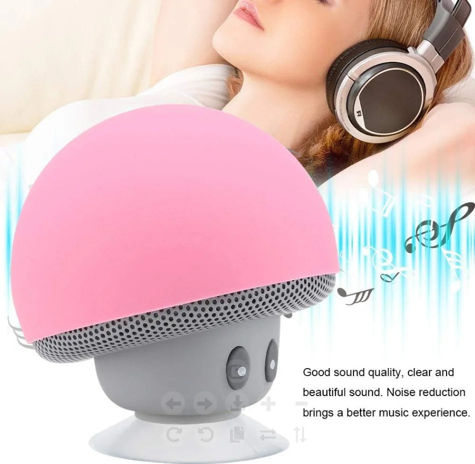 Hochwertiger kabelloser Bluetooth-Lautsprecher, 30 Fuß kabelloser Subwoofer mit Saugnapf, geeignet für Radfahren, Picknick im Freien