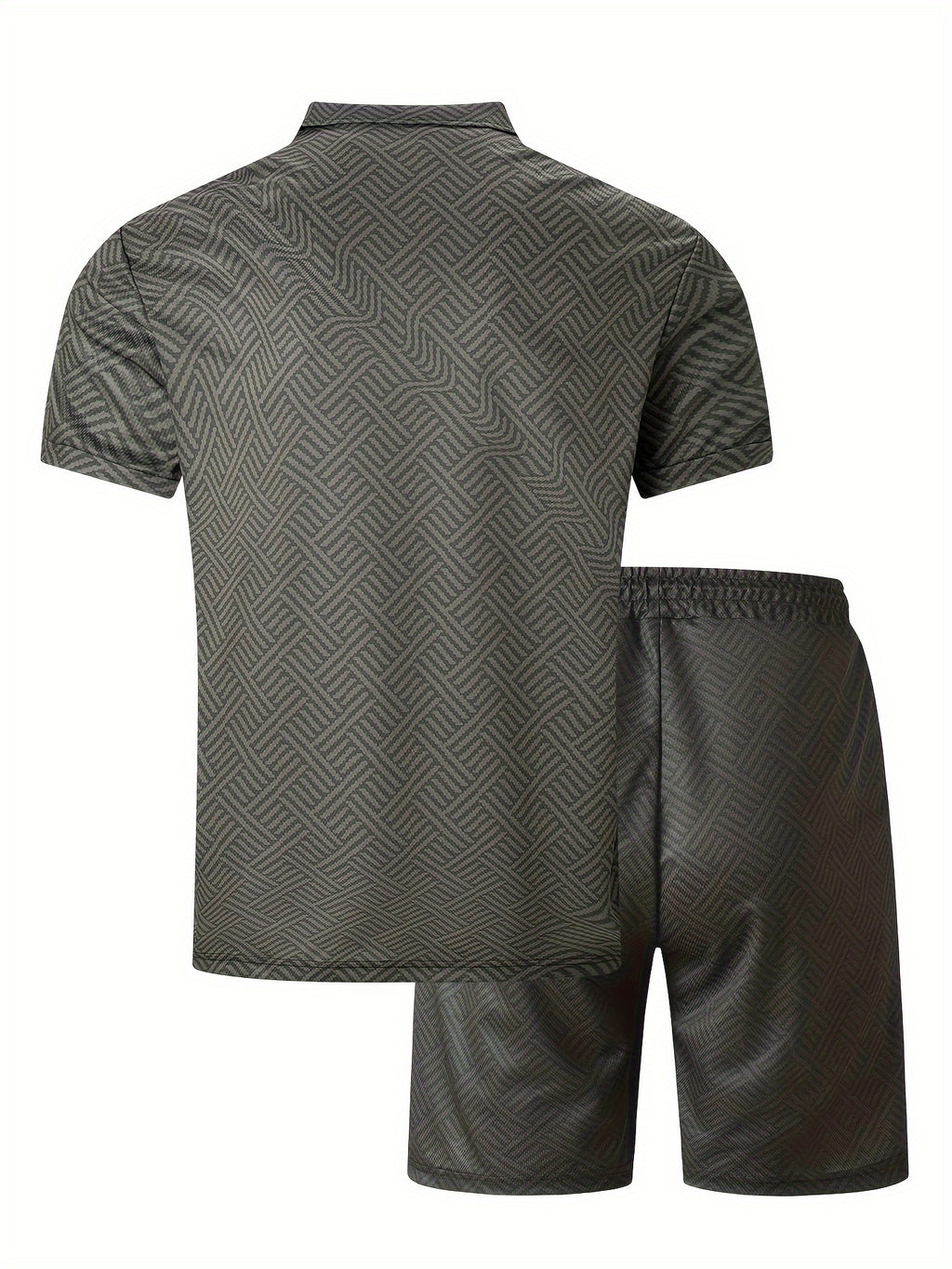 Men's T-shirt short sleeve + shorts casual sports suit blue