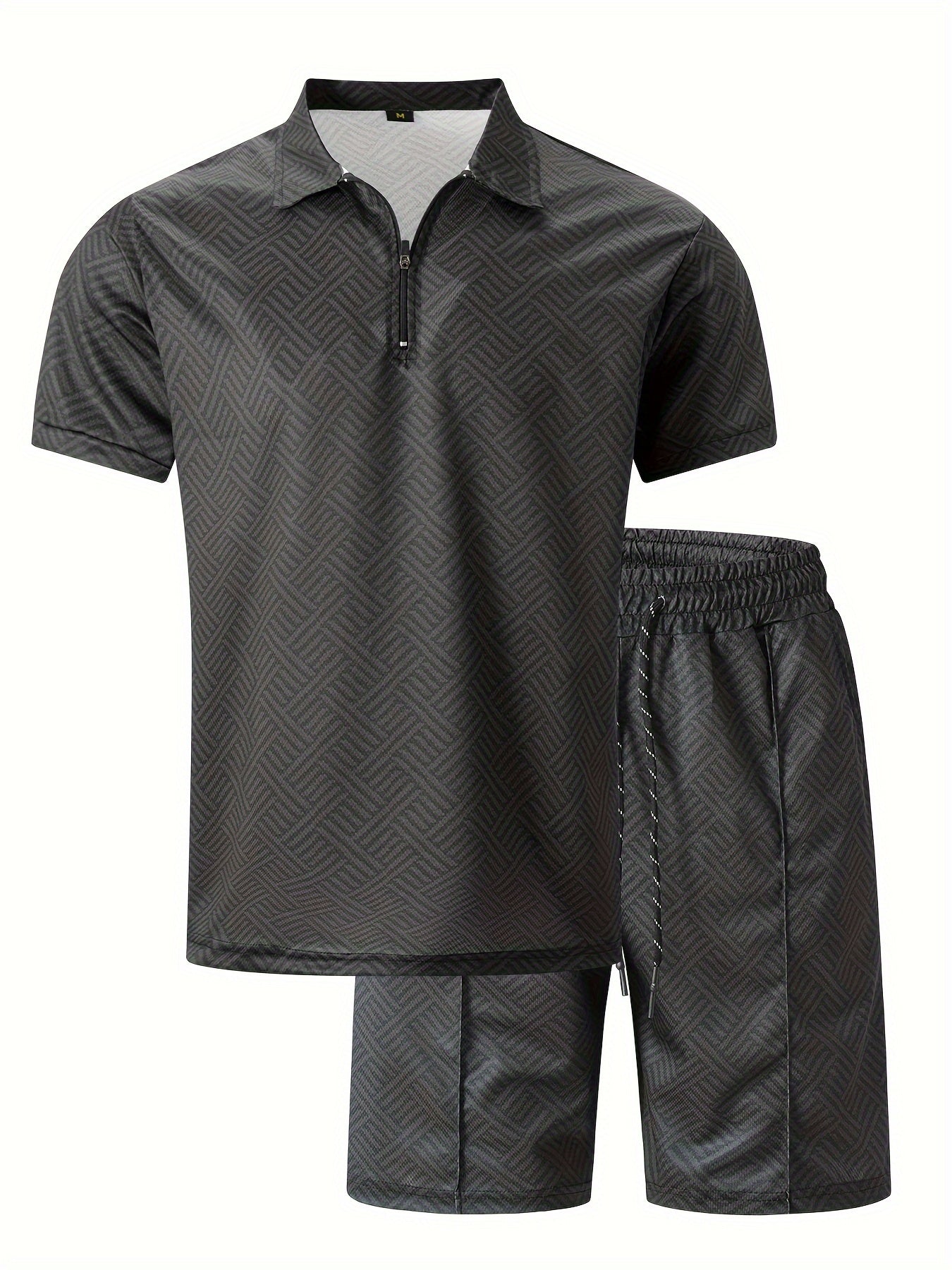 Men's T-shirt short sleeve + shorts casual sports suit blue